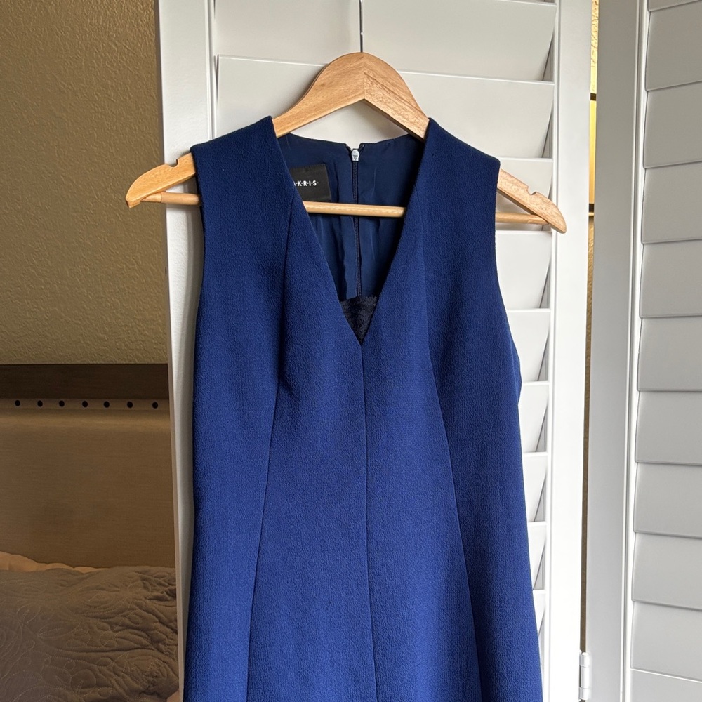 Akris Blue Sleeveless Dress